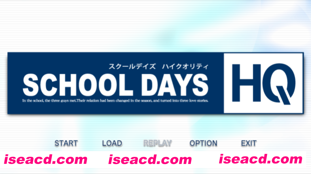 【大型ADV/经典神作/步兵】 日在校园：SCHOOL DAYS HQ 精翻汉化步兵版【11.1G】