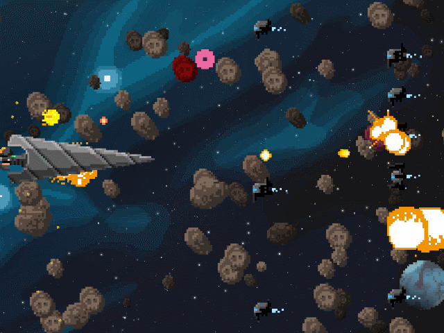 【弹幕STG/中文/像素风】《Steredenn:双星(Steredenn: Binary Stars)》V2.7.3 官方中文【200M】