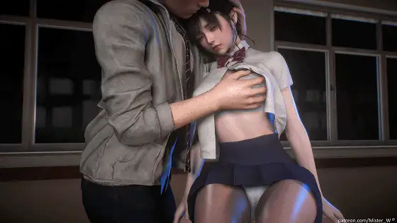 【3D动画/步兵】清纯女友的NTR初体验  [1V]【1.6G/CV】