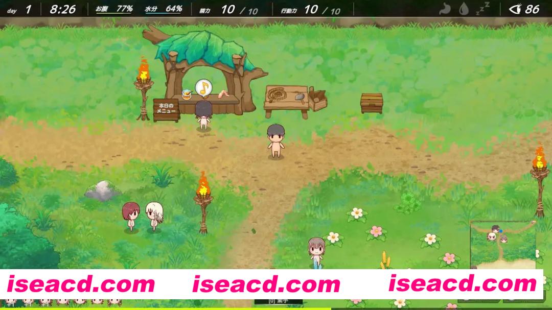 【SLG/机翻】：悠哉生存记～无人岛的全裸少女～v1.0.0【电脑/1.4G】