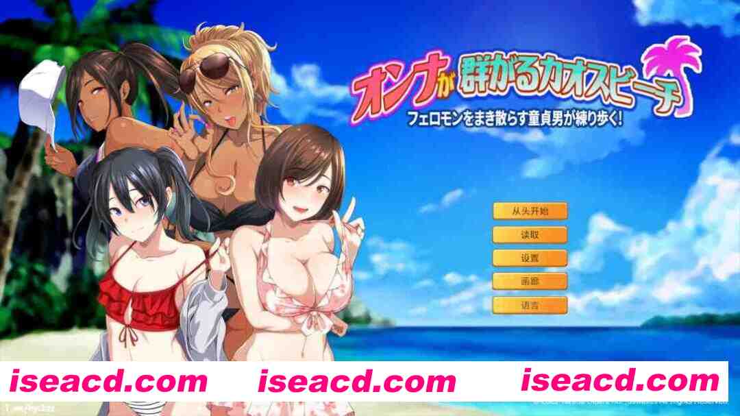 【日系ADV/官中/后宫/PC】群女乱滩齐斗艳:处男撒香引爆春潮海滩 オンナが群がるカオスビーチ フェロモンをまき散らす童貞男が練り歩く! Ver1.0 官方中文版【1.64G】